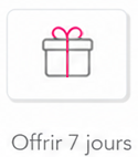 offrir 7 jours de mon abonnement à ce membre